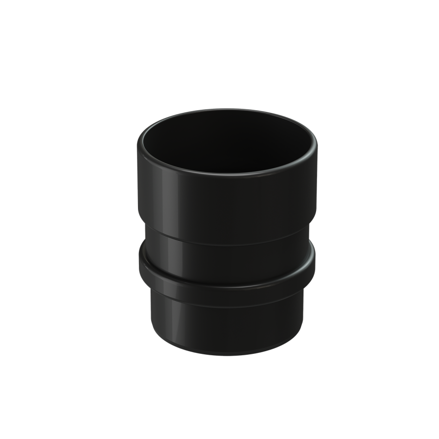 Муфта соединительная для водостока Docke Lux, Карбон купить в Сочи