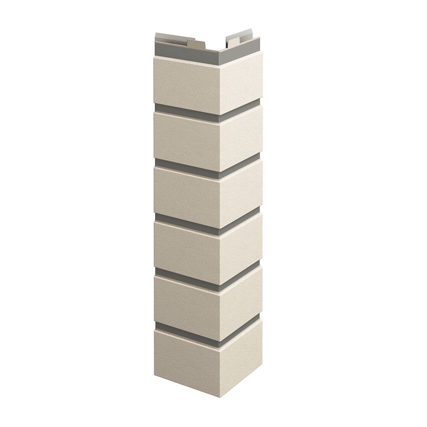 Угол наружный ТЕХНОНИКОЛЬ Оптима Клинкер, Слоновая кость купить в Сочи