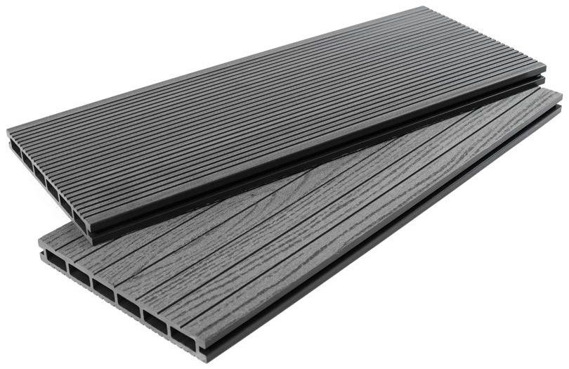 Террасная доска ДПК - ДеревоПласт DP Standart+ графитовый купить в Сочи
