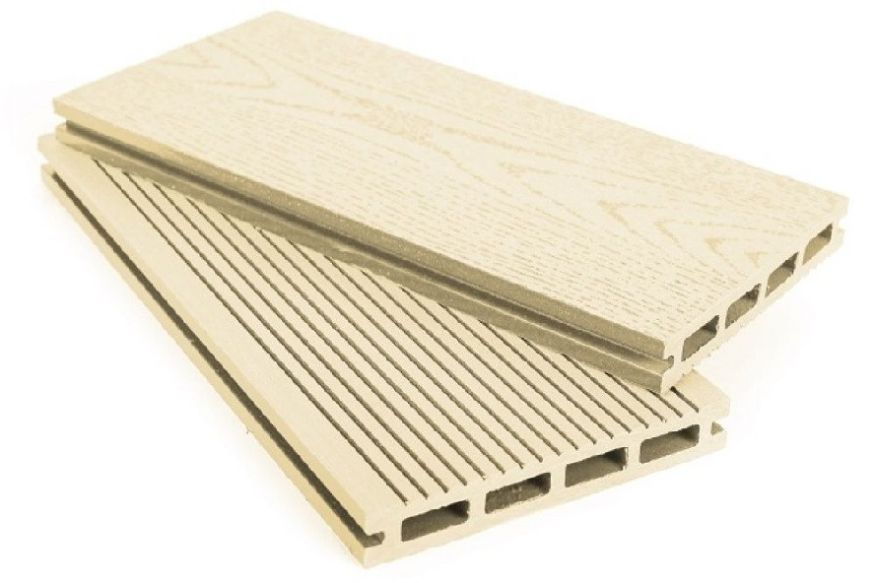 Террасная доска ДПК I-Techplast 140*22мм Слоновая кость купить в Сочи