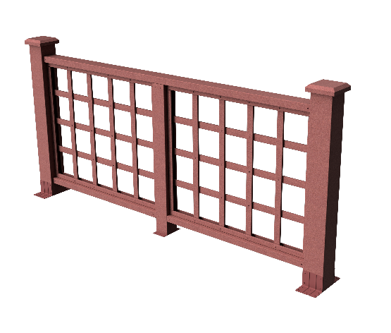 Декоративное ограждение из ДПК GRINDERDECO Дувр мербау купить в Сочи