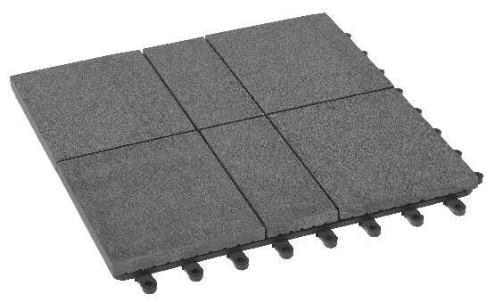 Модульный паркет ДПК GRINDERDECO Люкс 8 Цвет: Серый базальт купить в Сочи