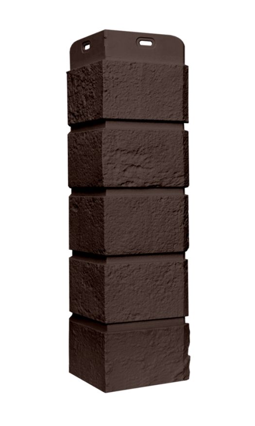 Угол наружный Grand Line, Состаренный кирпич Classic, Шоколадный купить в Сочи