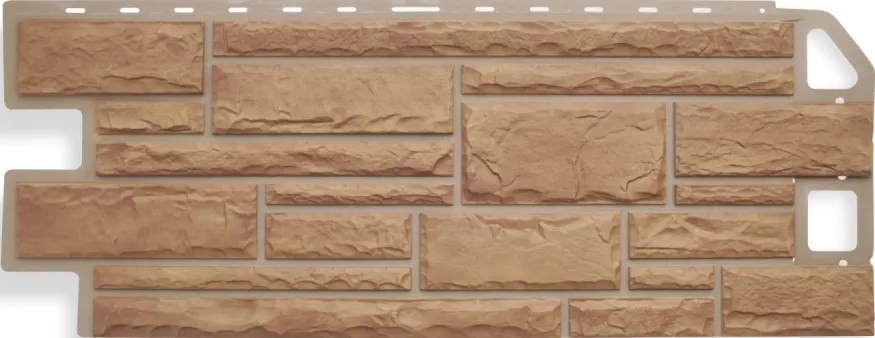 Фасадная панель Альта-профиль Камень Бежевый купить в Сочи