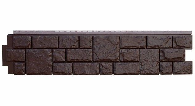 Фасадная панель GL &amp;quot;Я-Фасад&amp;quot; Екатерининский камень, цвет арабика. купить в Сочи