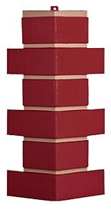 Угол T-Сайдинг, Кирпич Модерн Красный купить в Сочи