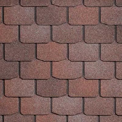 Гибкая черепица Shinglas, Классик Модерн, Красный мрамор купить в Сочи