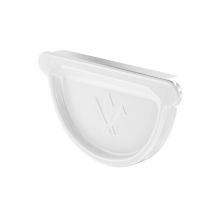 Заглушка универсальная с резиновым уплотнителем Aquasystem, RAL 9003 Белый 150/100