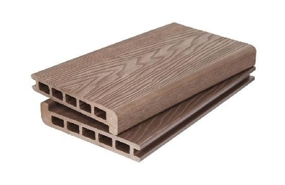 Ступень 3D GardenParkett с древесной текстурой Светло-коричневого цвета купить в Сочи