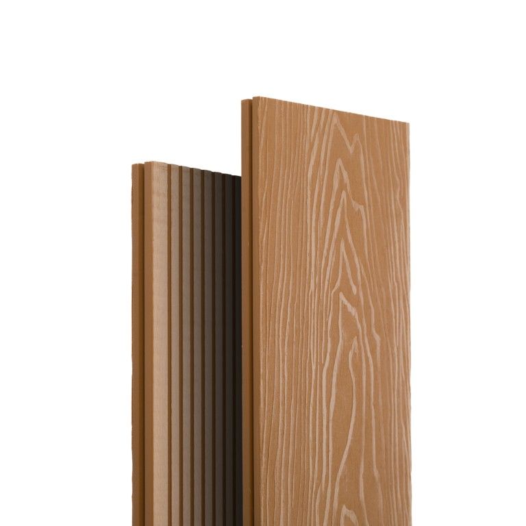 Террасная доска Экодекинг Топ полнотелая, Бронза купить в Сочи