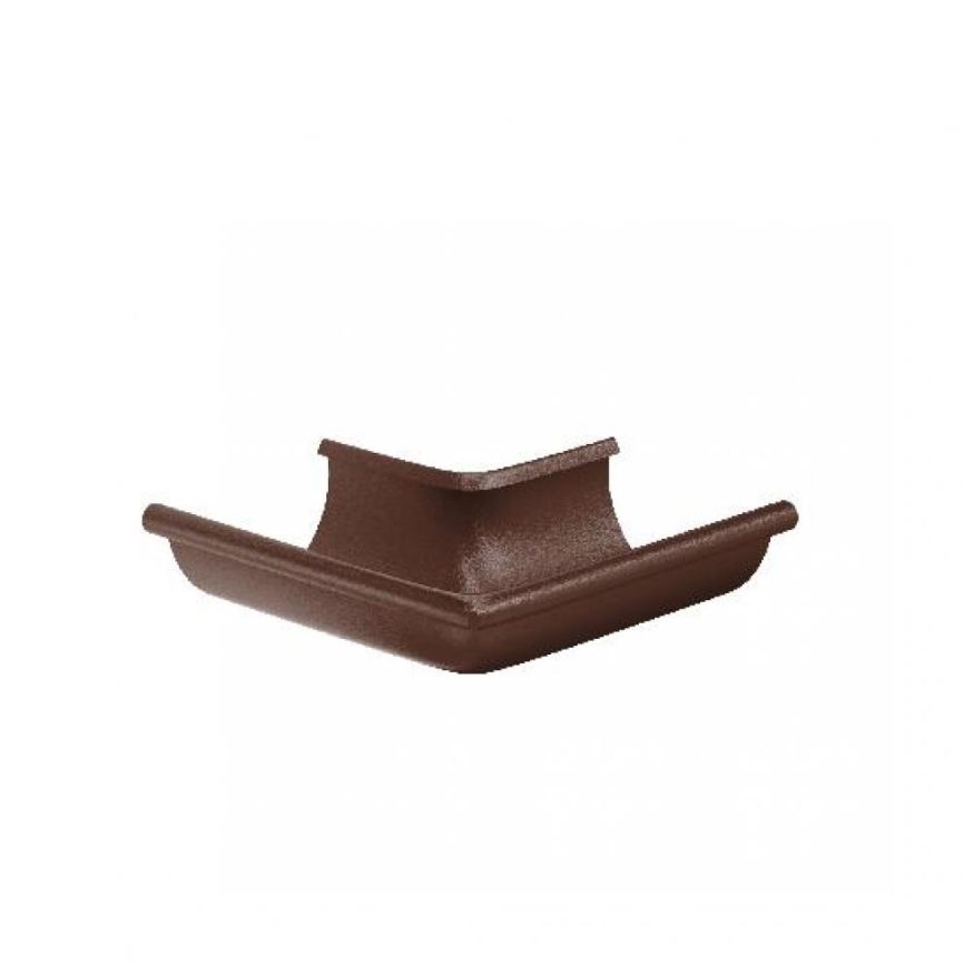 Наружный угол желоба 90°, Aquasystem, RAL 8017 Коричневый матовый 150/100 купить в Сочи