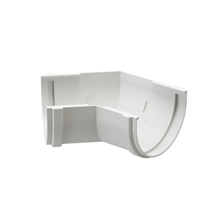 Угол желоба 135°, Docke Premium, цвет Пломбир купить в Сочи