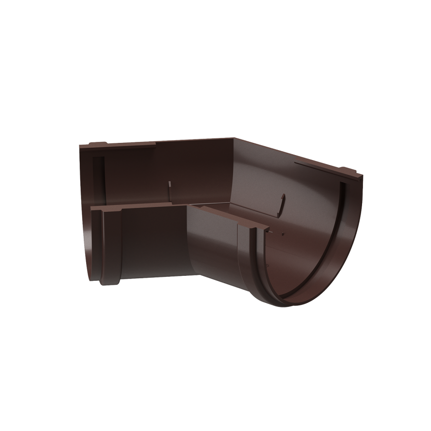 Угол желоба 135˚, Docke Premium, Цвет: Шоколадный купить в Сочи