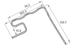 Планка Tecos Ardennes для окантовки окон, Белая. купить в Сочи