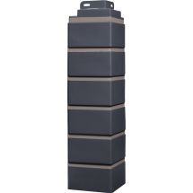 Наружный угол FineBer Клинкерный кирпич, Асфальт