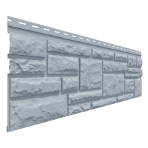 Фасадная панель Доломит, RockVin, Цвет серо-голубой.