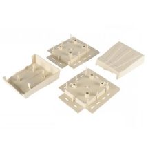 Декоративные Заглушки Доломит, комплект левая + правая, Слоновая Кость