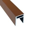 Алюминиевый П-профиль EasyDecking Коричневый купить в Сочи