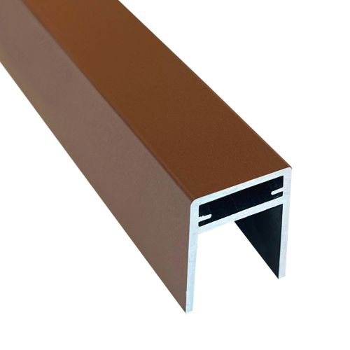 Алюминиевый П-профиль EasyDecking Коричневый купить в Сочи