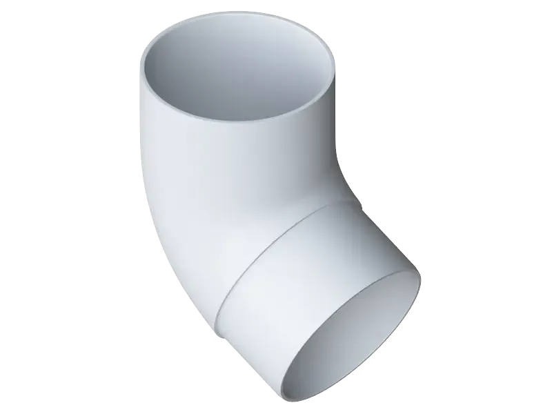 Колено трубное 67°, Альта-профиль, Элит Белоснежный купить в Сочи