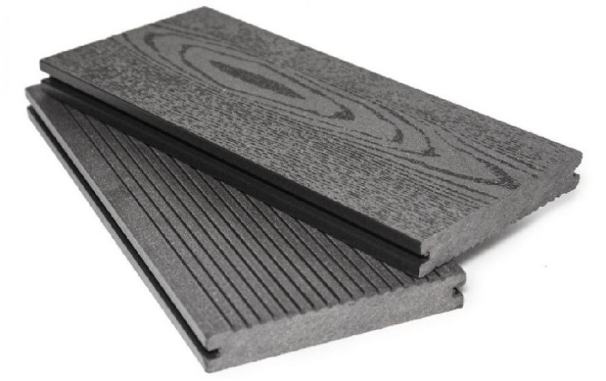 Террасная доска ДПК I-Techplast МАССИВ 3D NEW Графит купить в Сочи