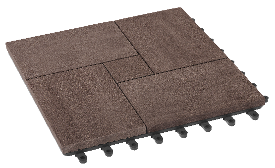 Модульный паркет ДПК GRINDERDECO Люкс 7 в цвете Шоколад купить в Сочи