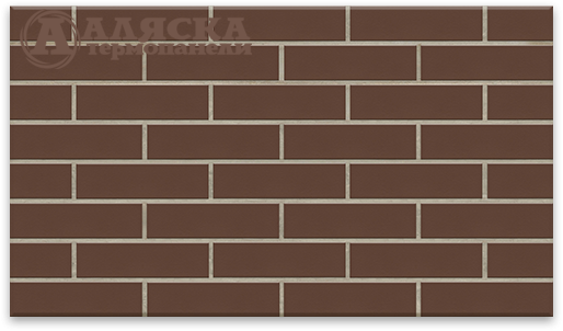 Фасадные термопанели Аляска серия Элевация 15. Braun glatt купить в Сочи