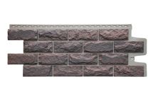 Фасадные панели Grand Line, Колотый Камень Design Plus, Кофе (темно-бежевый шов)