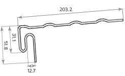 J-фаска, ветровая доска Tecos Ardennes, белого цвета купить в Сочи