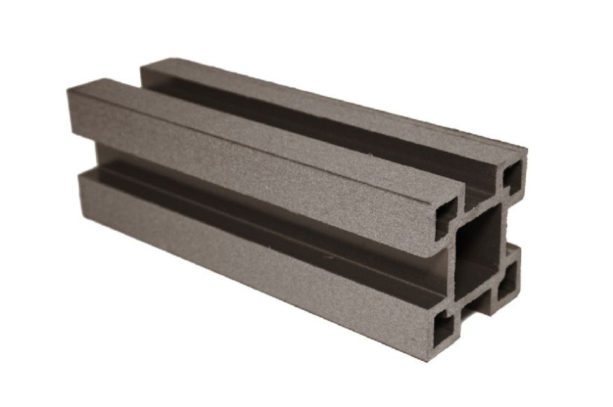 Столб с пазами ДПК AЙ-ТЕХПЛАСТ шоколадный купить в Сочи