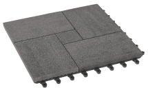 Модульный паркет ДПК GRINDERDECO Люкс 7 Цвет Серый базальт