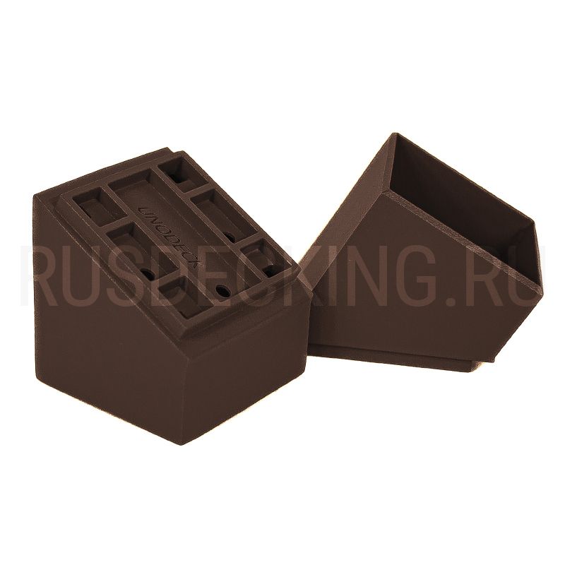 Крепление балясины наклонное RusDecking Unodeck Венге купить в Сочи