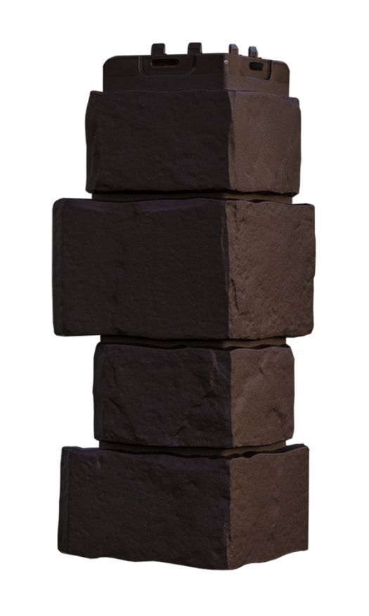 Угол наружный Grand Line, Крупный камень Classic, Шоколадный купить в Сочи