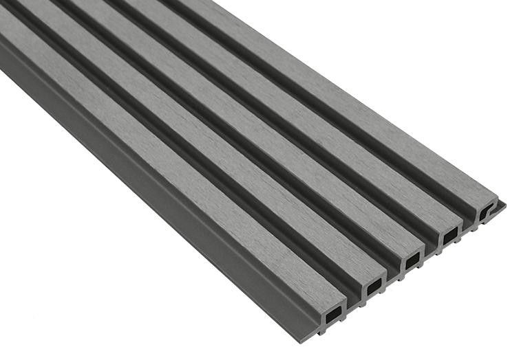 Универсальная серая панель ДПК Outdoor 3D с шлифовкой купить в Сочи