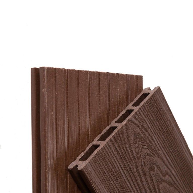 Террасная доска Ecodecking Комфорт 3D Шоколад купить в Сочи