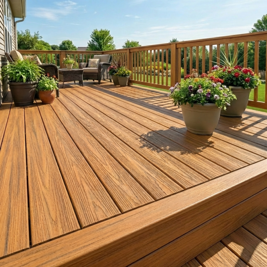 Террасная доска ДПК GardenParkett Табула, Бук купить в Сочи