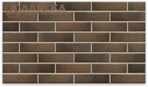 Фасадные термопанели Аляска 26. Retro brick cardamon купить в Сочи