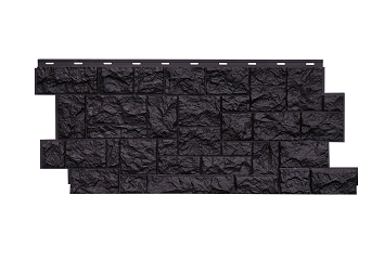 Фасадная панель Nordside, Северный камень, Цвет Шоколад. купить в Сочи