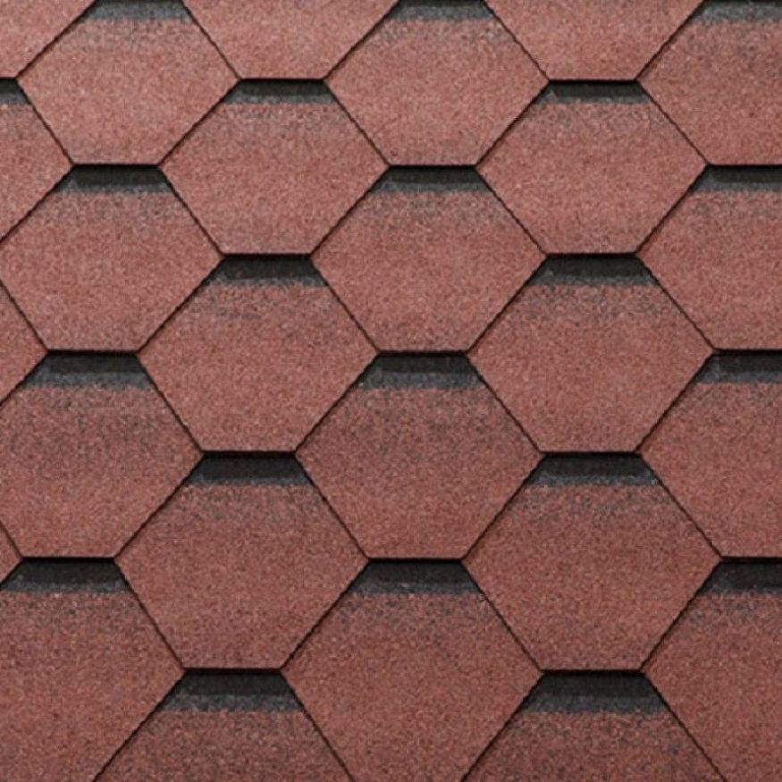 Гибкая черепица KATEPAL KATRILLI осенний красный купить в Сочи