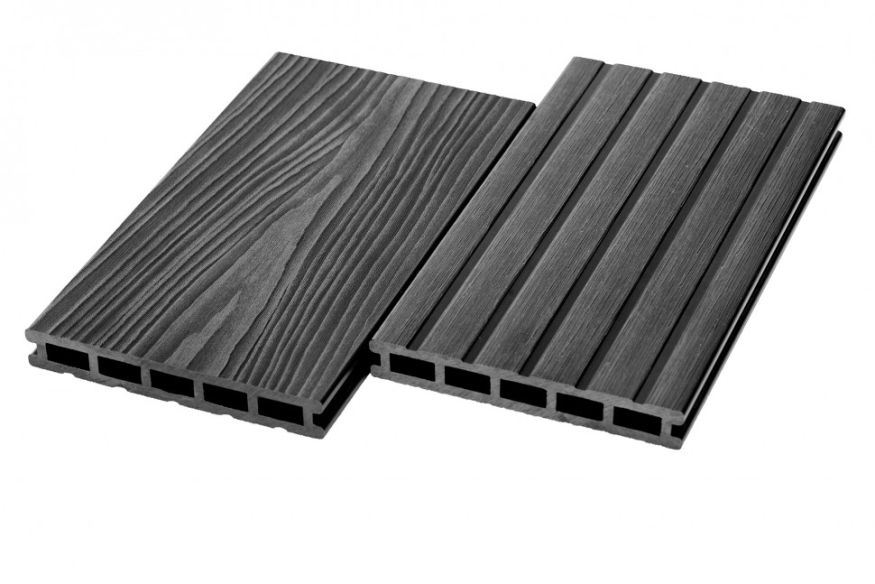 Террасная доска ДПК RusDecking Unodeck Mogano - Графит купить в Сочи