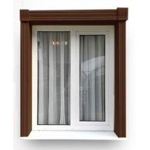 Горизонтальная планка для окон Доломит 1,5 м, цвет Корица