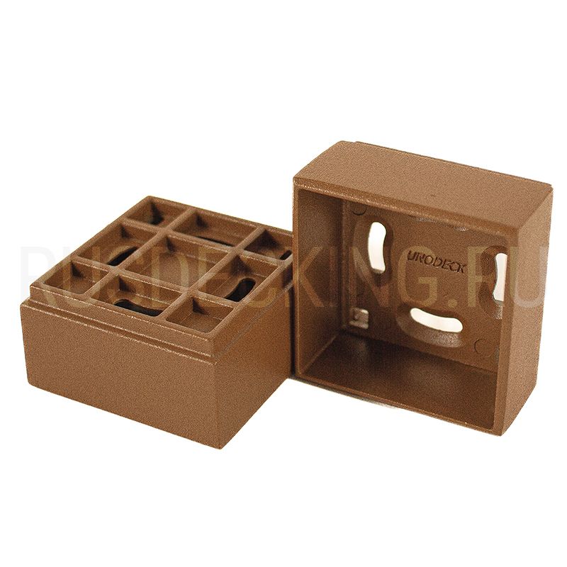 Крепление балясины прямое RusDecking Unodeck Орех купить в Сочи