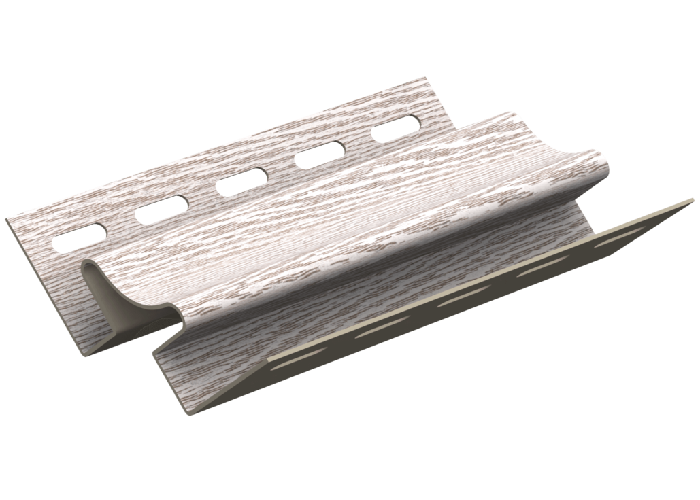 Внутренний угол Ю-Пласт, Timberblock Ясень, Беленый  купить в Сочи