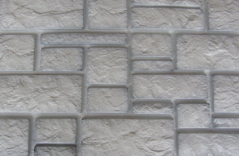 Фасадная панель Аэлит в стиле дворцового камня, белого цвета. купить в Сочи