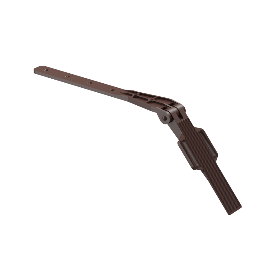 Регулируемое крепление для желобного кронштейна Docke Lux, Цвет: Шоколад купить в Сочи