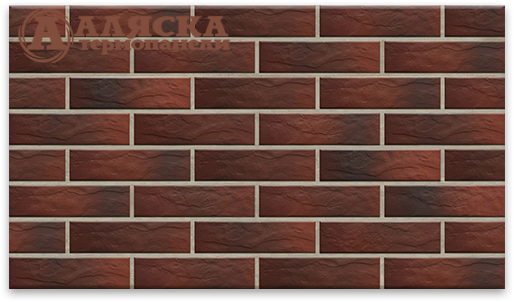 Фасадные термопанели Аляска серия Элевация 12. Cherry rustik купить в Сочи