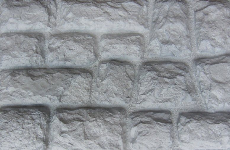 Фасадная панель Аэлит Крупный Белый Камень купить в Сочи