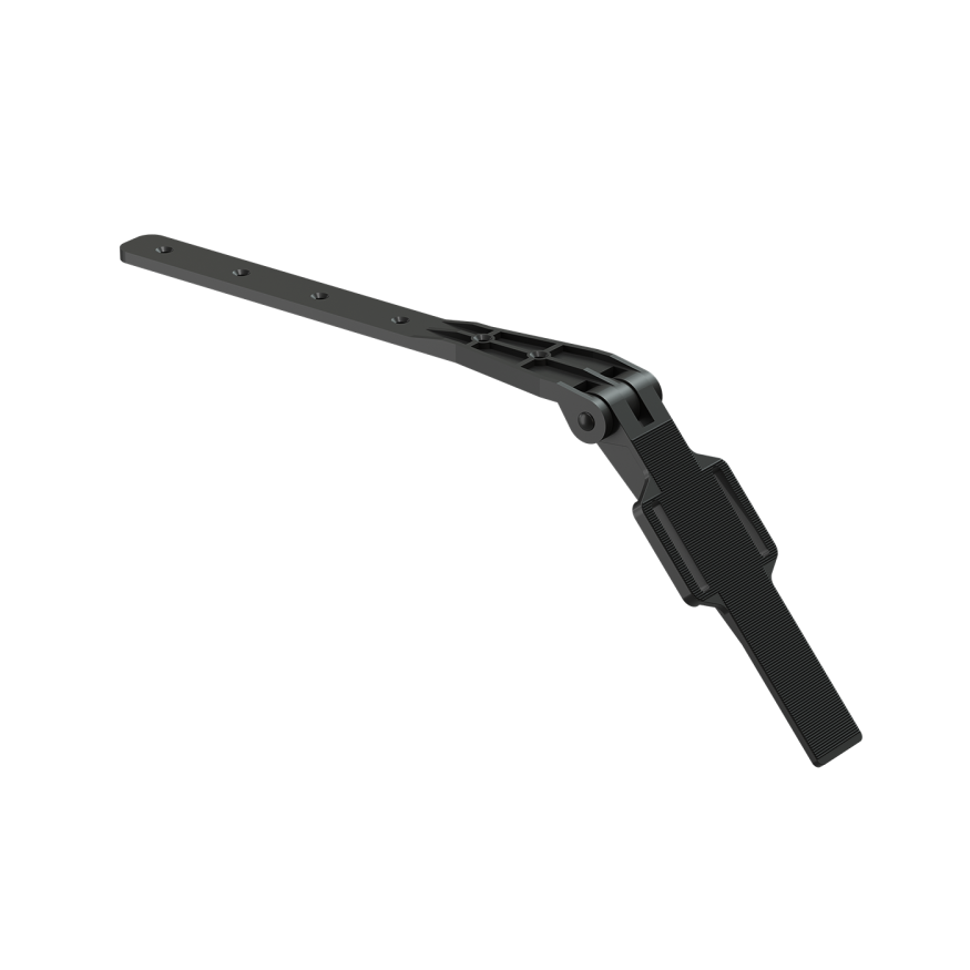 Регулируемое крепление для кронштейна желоба Docke Lux, Карбон купить в Сочи