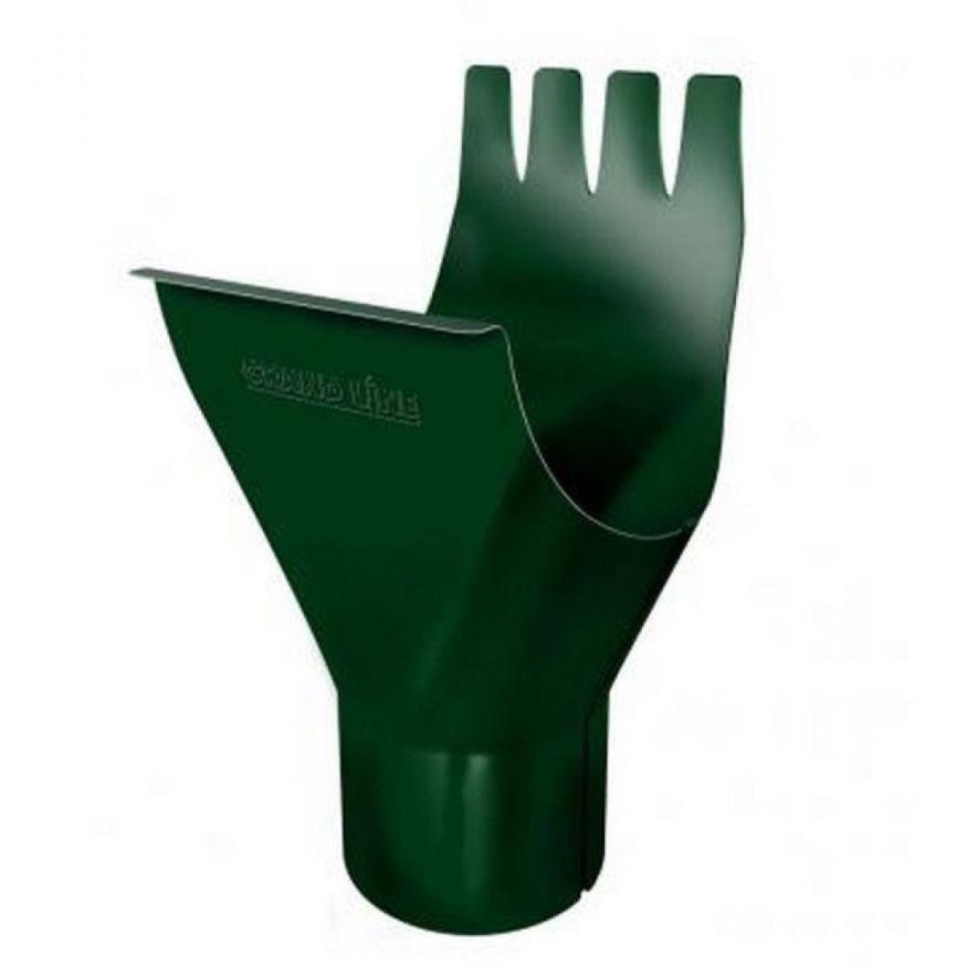 Водосточная воронка Grand Line, зеленая (RAL 6005) купить в Сочи