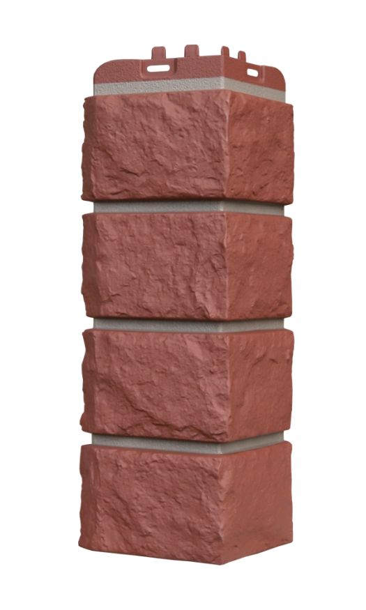 Угол наружный Grand Line, Колотый Камень Design Plus, Корица (темно-бежевый шов) купить в Сочи